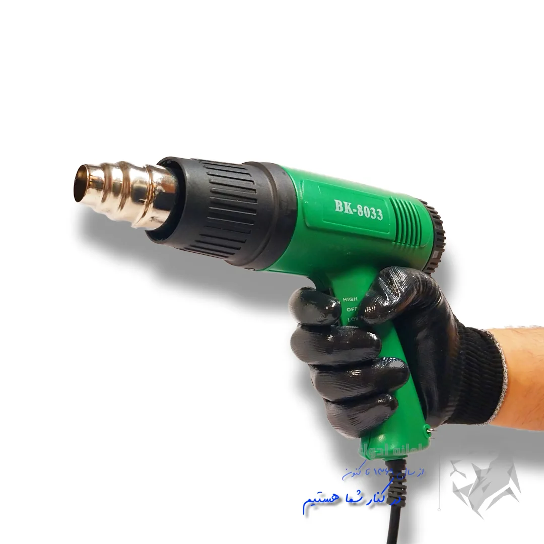 دریل چکشی ای تی مدل 103-HS1005 13 سشوار صنعتی 1600 وات باکو در دست کاربر زاویه پایین