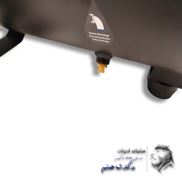 کمپرسور باد 24 لیتری سایلنت ویوارکس تصویر پیچ تخلیه مخزن