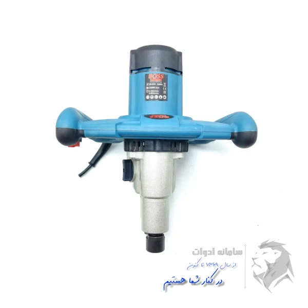 تصویر همزن صنعتی دو تیغ از روبرو