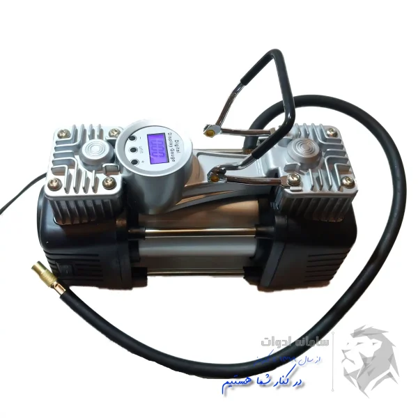 پمپ باد فندکی دو سیلندر دیجیتال خودرو با کیف اینتیمکس INTIMAX 13003