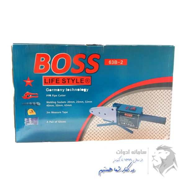 دستگاه اتو لوله با لوازم کامل باس مدل 63b-2