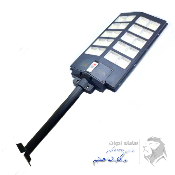 تصویر چراغ شارژی خورشیدی باس همراه پایه