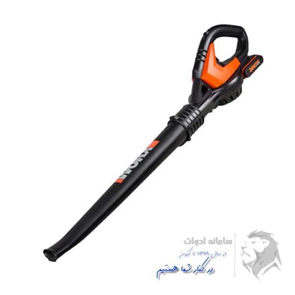 تصویر خزان روب شارژی و علف زن شارژی از سمت راست