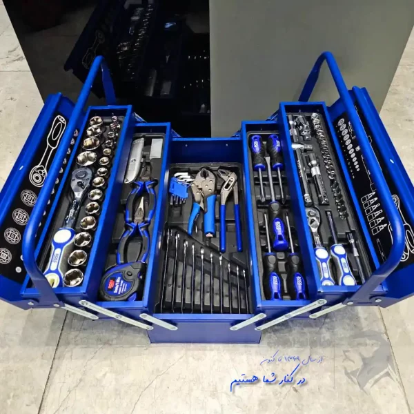 جعبه ابزار و بکس 85 پارچه باس سری صنعتی مدل BOX-85N