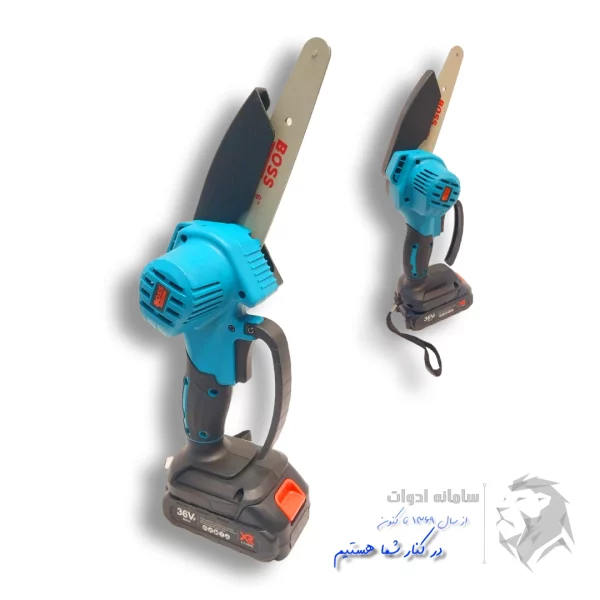 کیت قیچی شارژی و اره شارژی ۱۵ سانت باس مدل BSTWIN-3