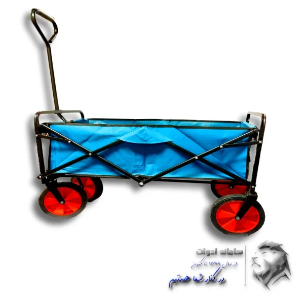 چرخ دستی تاشو کمپینگ باس از کنار
