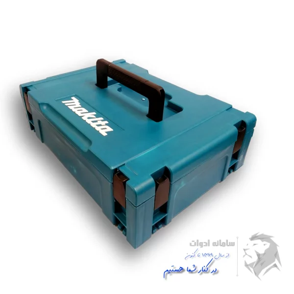 تصویر جعبه حمل کیت چهار عددی ابزار شارژی ماکیتا از کنار