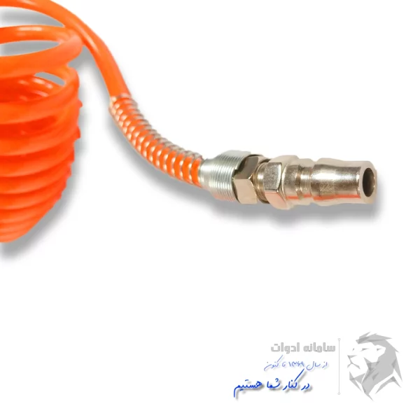 شلنگ فنری پمپ باد 10 متری(شیلنگ کمپرسور/6.m)
