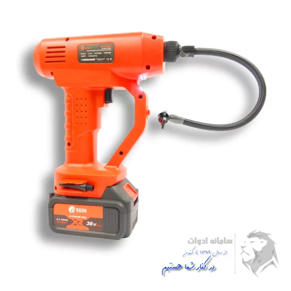 کمپرسور باد شارژی ادون (همراه 2عدد/باتری 36ولت) مدل AC-36V