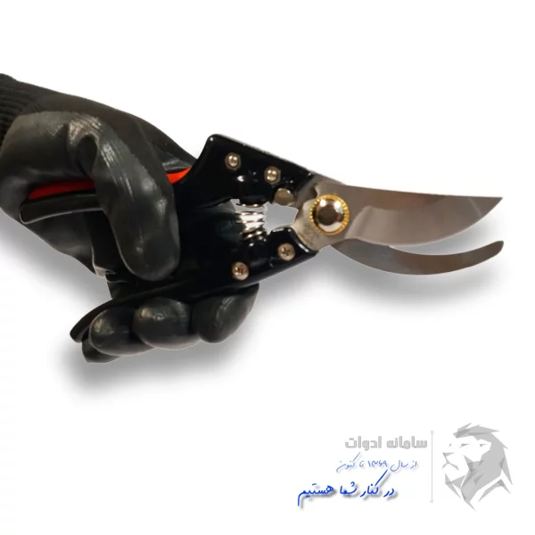 قیچی باغبانی S.M.T.C ژاپن هک شده با ضامن اتومات(210 m.m)