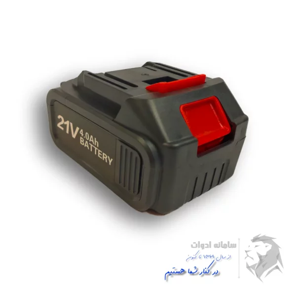 تصویر باتری دریل شارژی 10 سلول از سمت چپ