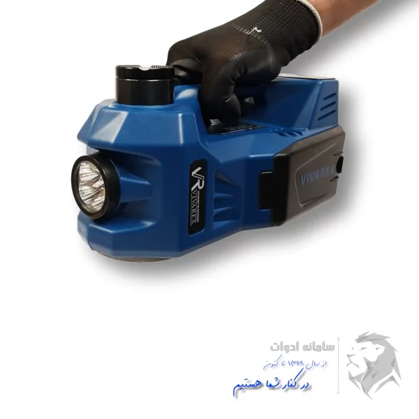 کیت سه کاره جک و کمپرسور و بکس فندکی | تصویر جک از روبرو
