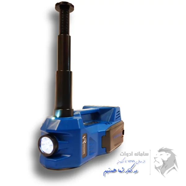 کیت سه کاره جک و کمپرسور و بکس فندکی | جک بطور کامل بالا رفته
