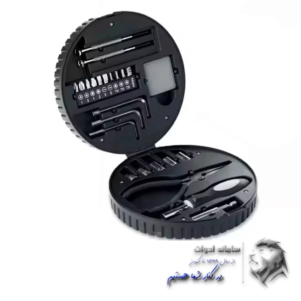 جعبه ابزار 24 پارچه کوچک از سمت چپ