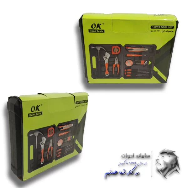 مجموعه ابزار دستی کوچک اوکی تصویر بسته بندی