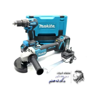 کیت دریل و مینی فرز شارژی ماکیتا تصویر معرفی