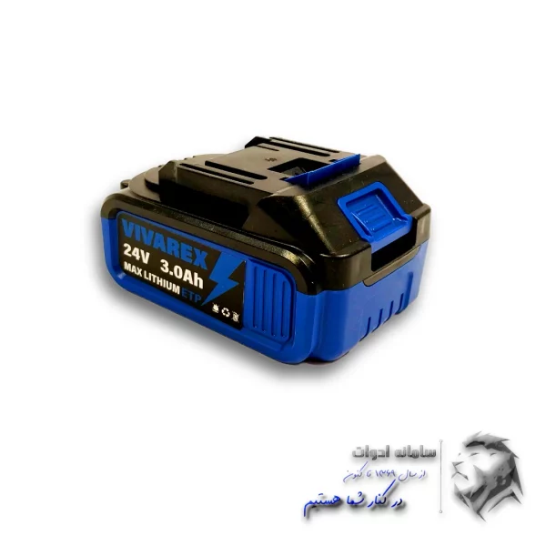 باتری دریل شارژی لیتیومی 10 سلول تصویر از زاویه 45 درجه