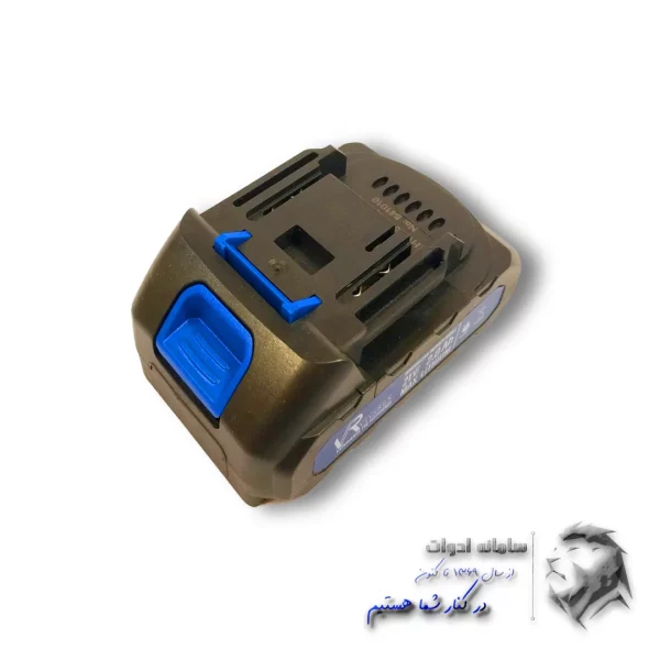 تصویر باطری دریل شارژی لیتیومی 5 سلول از بالا