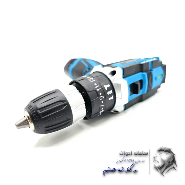 مجموعه ابزار و دریل شارژی ماکیتا تصویر حالت چکشی