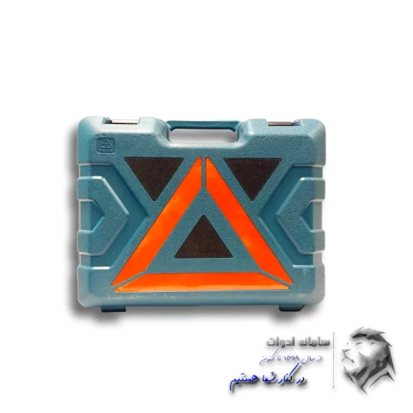 تصویر پشت جعبه حمل کیت پنچرگیری سه کاره برق شهری باس