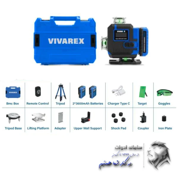 پوستر شرکتی تراز لیزری 4 بعدی 16 خط ویوارکس