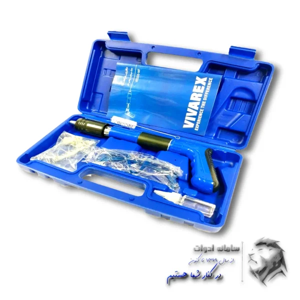 مجموعه تفنگ میخکوب دستی چاشنی خور ویوارکس داخل کیف