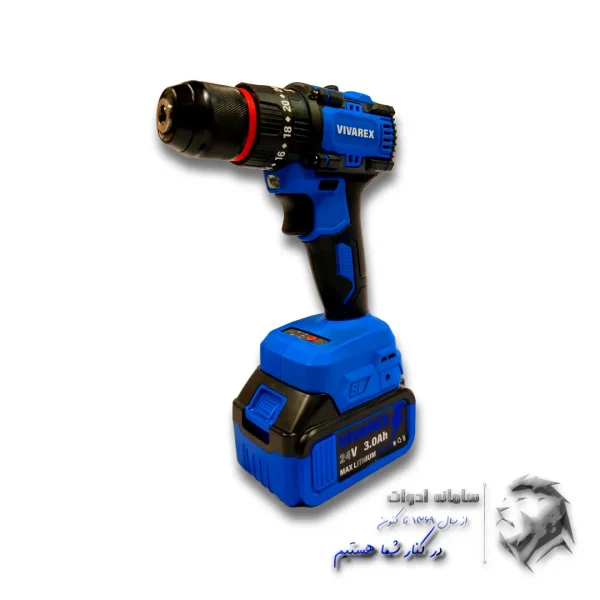 کیت 3 عددی دریل چکشی ، بتن کن و فرز شارژی براشلس ویوارکس مدل VR-K003