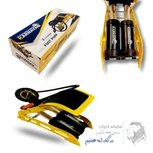 تصویر معرفی تلمبه پایی دو سیلندر کارناوال از چند زاویه