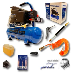کمپرسور باد روغنی 10 لیتری ویوارکس همراه لوازم مدل 2810WT